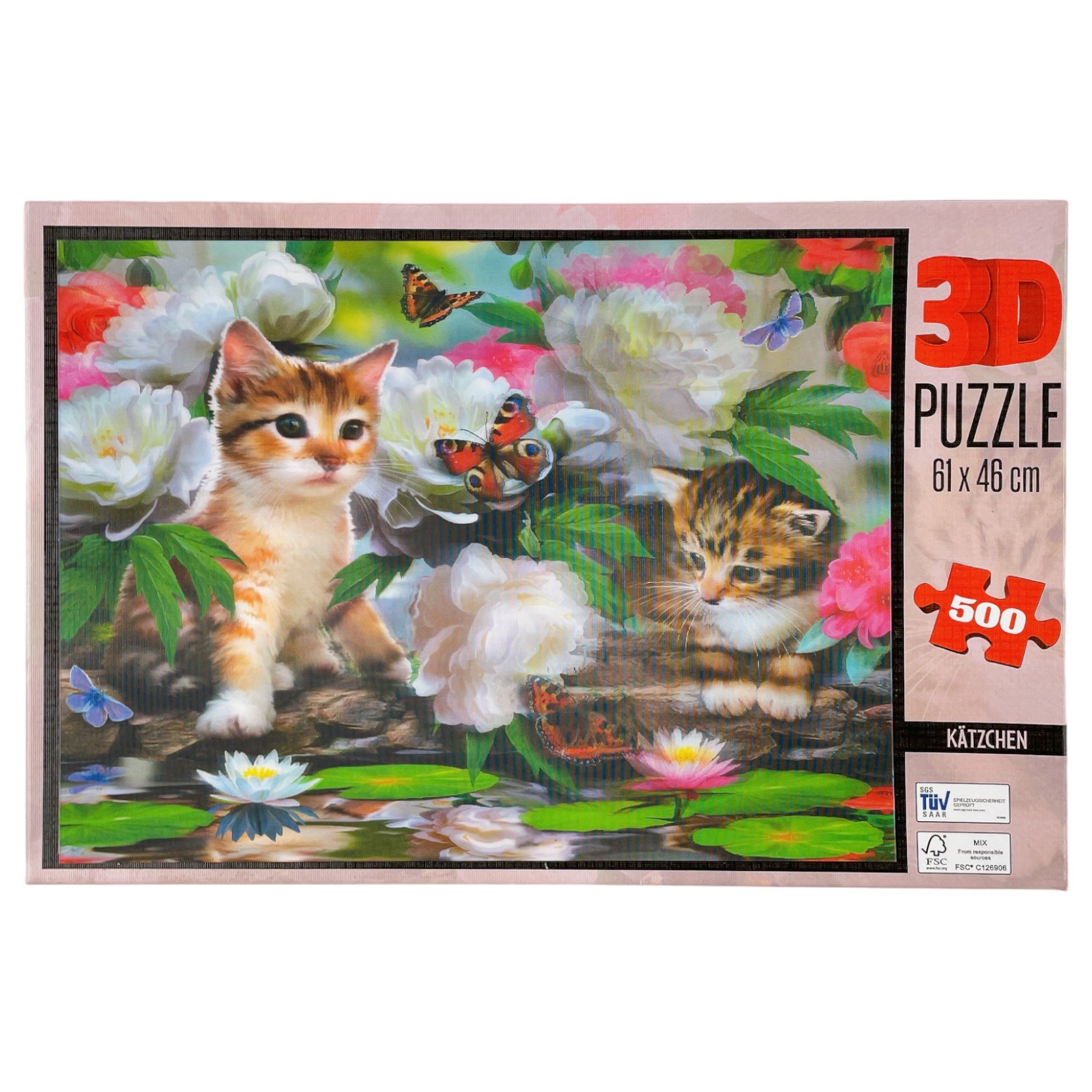 3d Puzzle Kätzchen 500 Teile Träumelinode