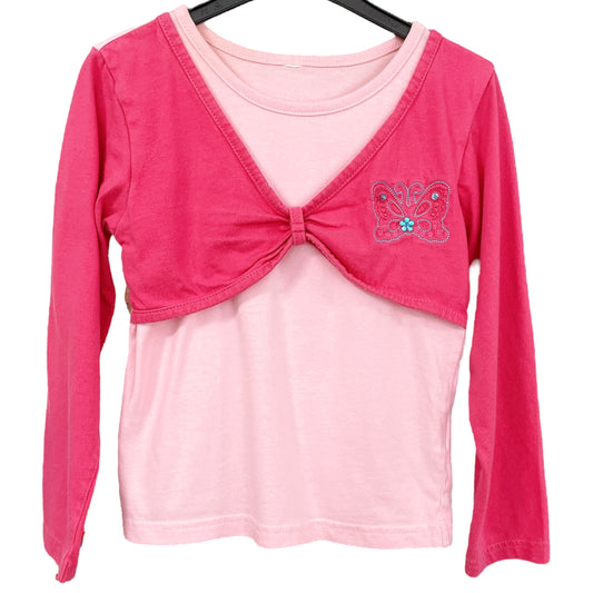 Langarm-Shirt, Rosa / Pink, Gr. 110